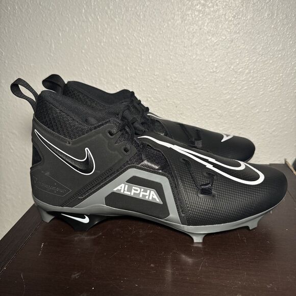 Nike Alpha Menace Pro 3 Shadow Black Football Cleats CT6649-010 Men’s 14 - Picture 1 of 6